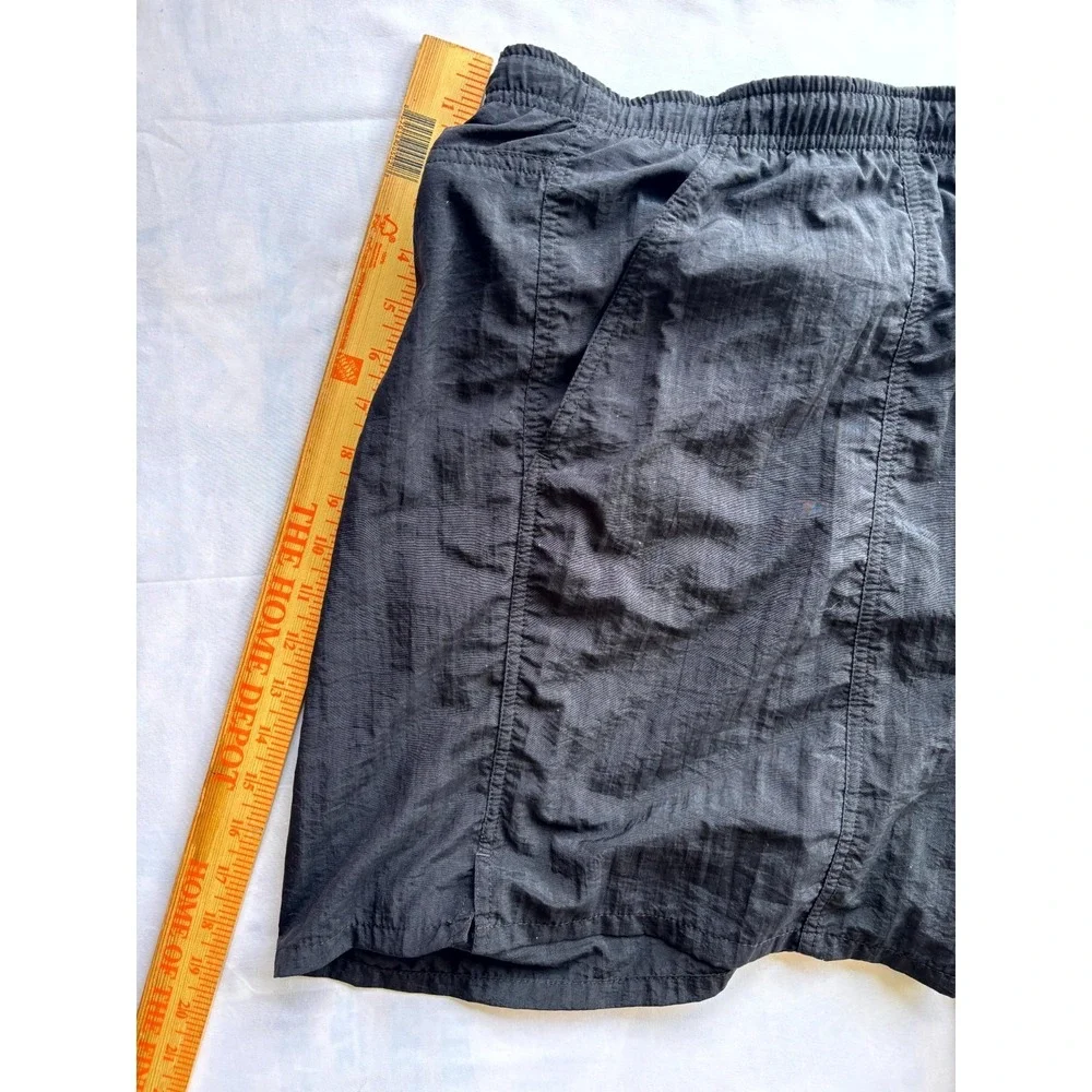 Speedo Swim Trunk Mens XL Black Nylon Logo Mesh Lined Drawstring Swim Wear Beach - Picture 7 of 8